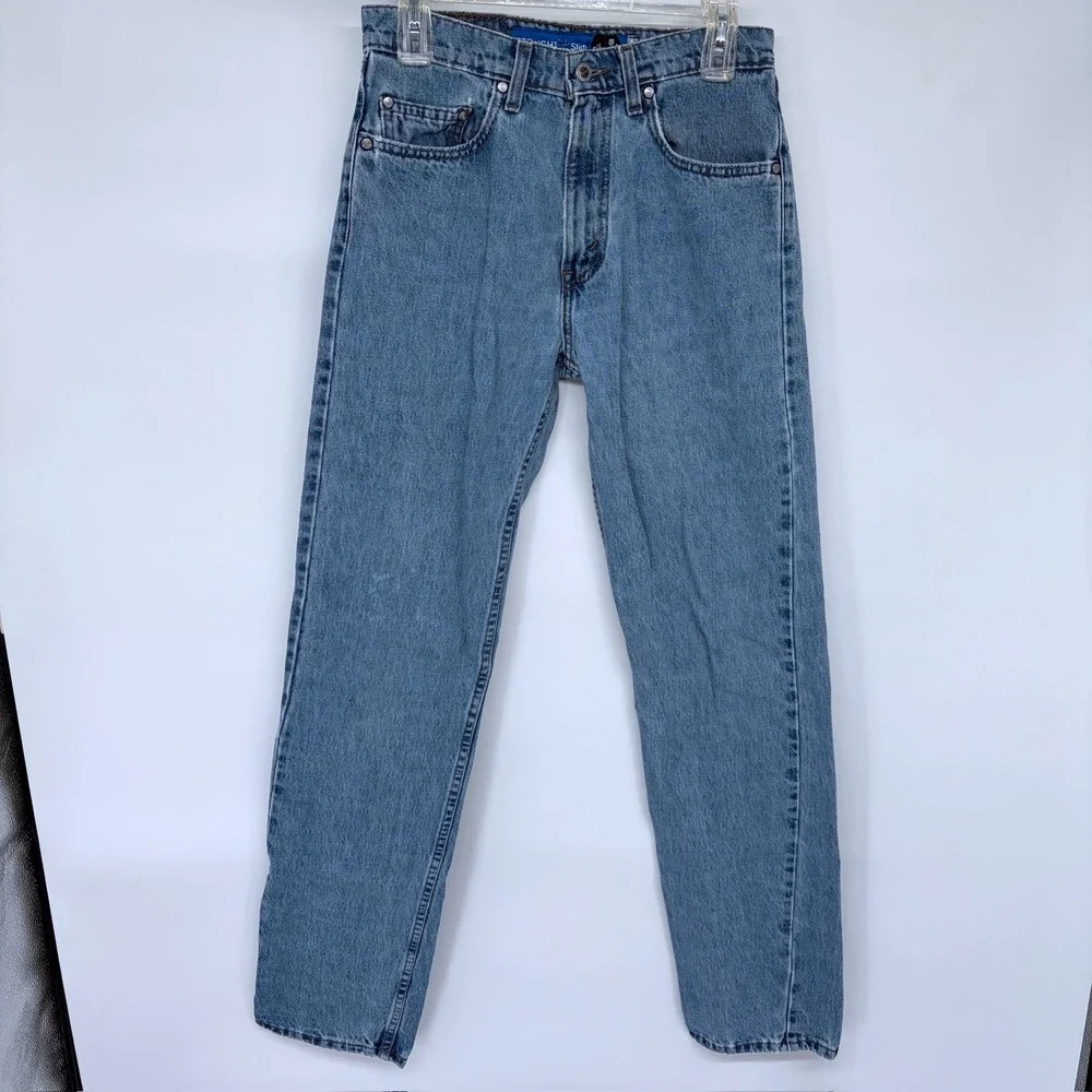 Vintage 90s Levi's Silvertab Blue‎ Jeans 30x34 Straight Slim Men's Made in USA